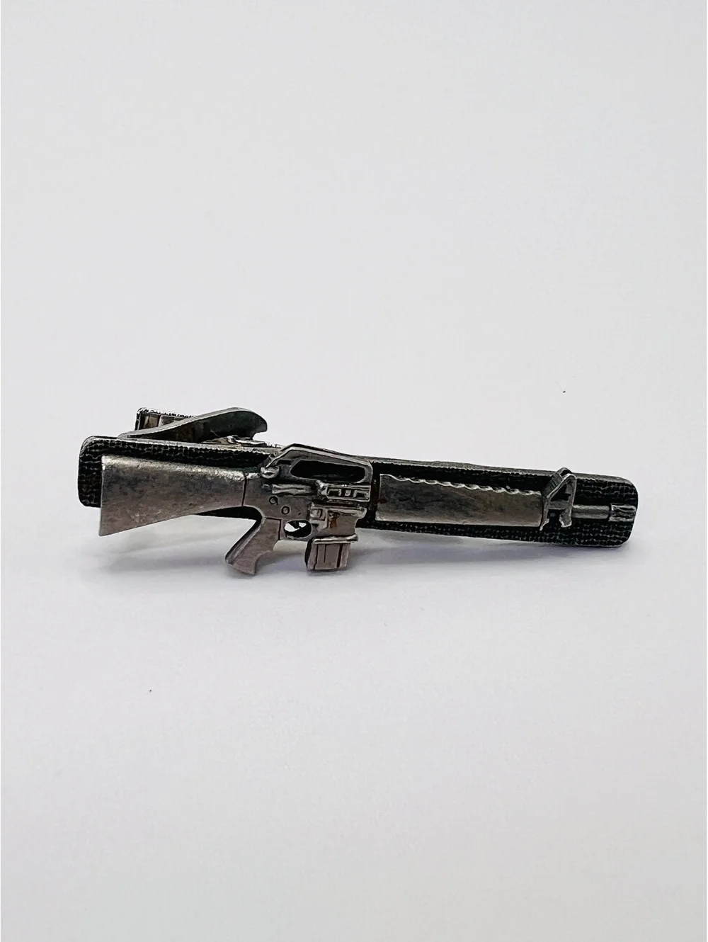 Vintage E.P.M. Rifle Gun Tie Clip Amsterdam NY 12010 Men’s Novelty 2”